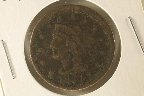 1854 US LARGE CENT