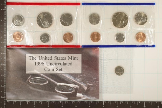 1996 US MINT SET (UNC) P/D (WITH ENVELOPE)