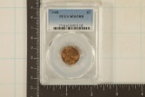1945 LINCOLN WHEAT CENT PCGS MS65RD