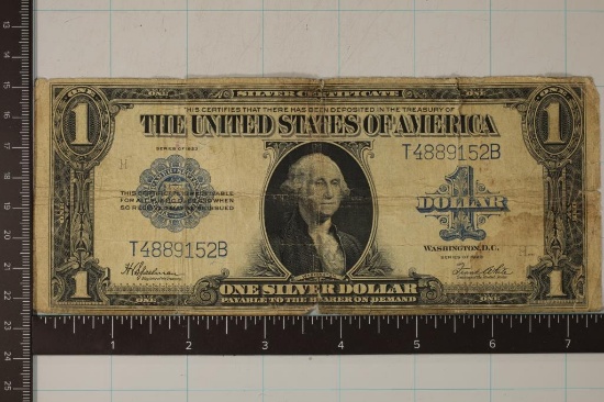 SERIES 1923 LARGE SIZE US $1 SILVER CERTIFICATE