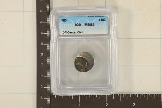 ERROR NO DATE ROOSEVELT DIME OFF CENTER ICG