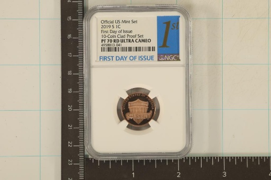 2019-S LINCOLN CENT NGC PF70 RED ULTRA CAMEO