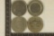 4-$1 METAL CASINO GAMING TOKENS:BALLY'S PARK PLACE