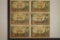 6-1943 JAPANESE WWII 50 SEN BILLS, 1 WITH INK