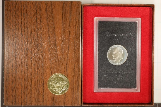 1971 IKE SILVER DOLLAR (BROWN PACK)