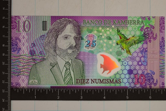 2013 BANK OF KAMBERRA 10 NUMISMAS CU POLYMER