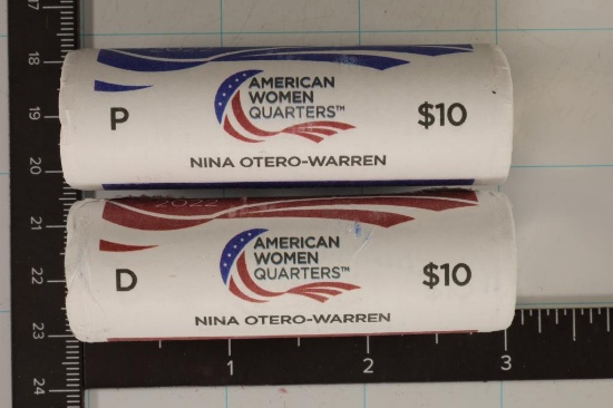 2022-P & D NINA OTERO-WARREN BU $10 ROLLS OF