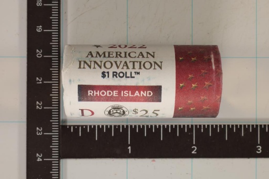 2022-D $25 ROLL OF AMERICAN INOVATION DOLLARS BU