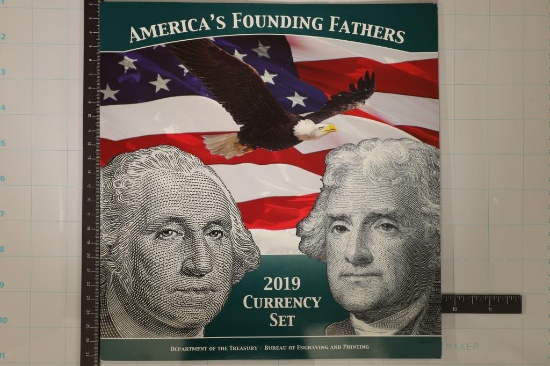 2019 AMERICAS FOUNDING FATHERS CURRENCY SET