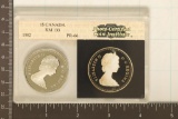 1982 CANADA SILVER PROOF $1. KM-133 PR66 IN HARD