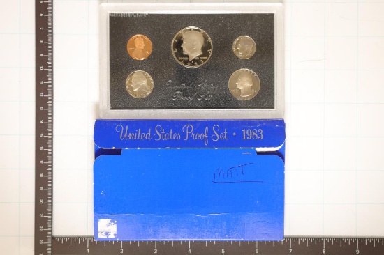 1983 US PROOF SET (WITH BOX)