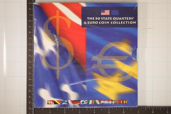 THE 50 STATE QUARTERS & EURO COIN COLLECTION:
