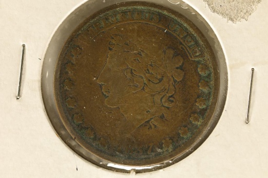 1837 HARD TIMES TOKEN CURRENCY BENTONIAN MINT