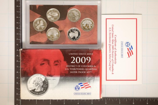 2009 SILVER US 50 STATE QUARTERS PROOF SET WITH