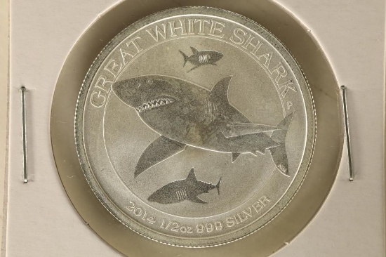 2014 AUSTRALIA 1/2 OZ. .999 FINE SILVER 50 CENT