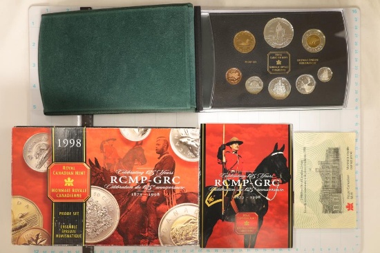 1998 CANADA SILVER 8 COIN PF SET CELEBRATING 125TH