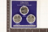 2000-P/D/S VIRGINIA STATE QUARTER SET IN HARD