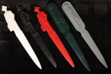5 FULLER BRUSH COMPANY BAKELITE LETTER OPENERS-