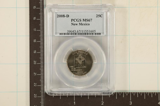 2008-D NEW MEXICO US QUARTER PCGS MS67