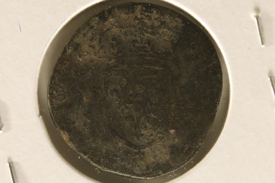 1590-1610 FRANCE SILVER DOUZAIN COIN