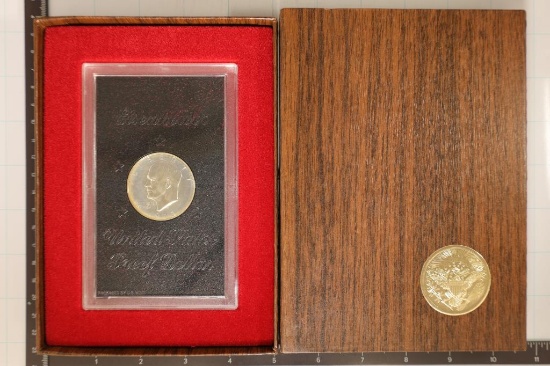 KEY DATE 1973-S IKE SILVER DOLLAR (BROWN PACK)