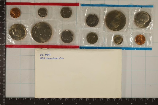 1976 US MINT SET (UNC) P/D (WITH ENVELOPE)