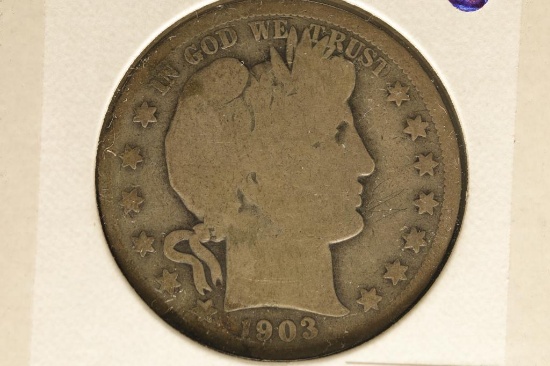 1903-O SILVER BARBER HALF DOLLAR