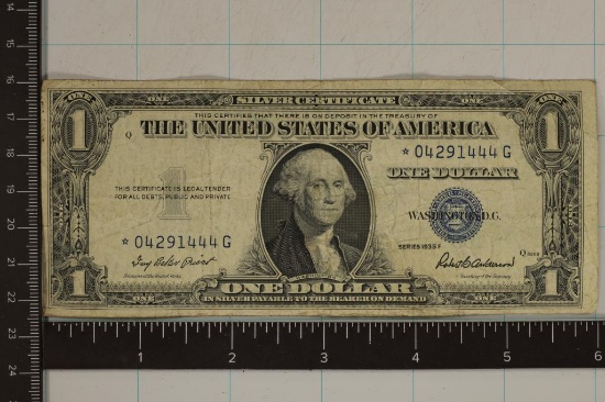 1935-F US $1 SILVER CERTIFICATE STAR NOTE