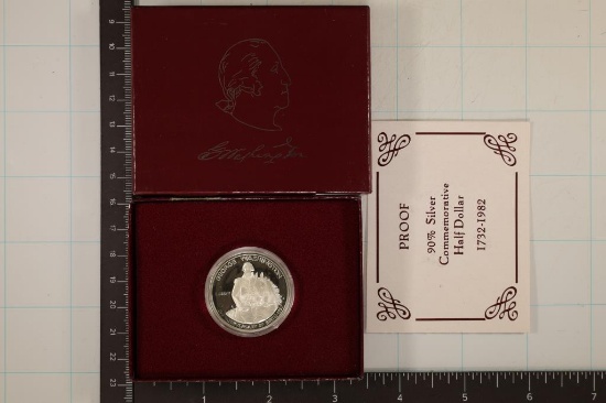 1982-S GEORGE WASHINGTON COMMEMORATIVE SILVER