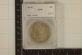 1921-D MORGAN SILVER DOLLAR AU-55