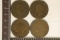 1853-A, 54-W, 55-BB & 1896-A FRANCE 10 CENTIMES