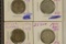 1905, 1912, 1916 & 1917 SWEDEN SILVER 25 ORE .1868