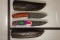 2 DAMASCUS STEEL HUNTING KNIVES: 8.25