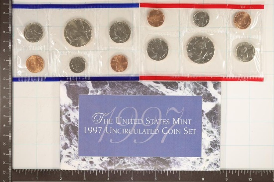 1997 US MINT SET (UNC) P/D (WITH ENVELOPE)