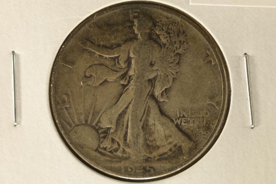 1945 SILVER WALKING LIBERTY HALF DOLLAR