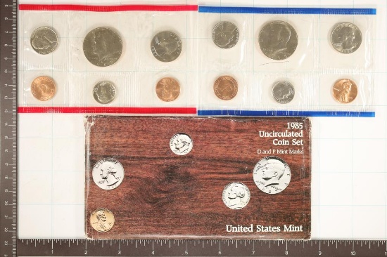 1985 US MINT SET (UNC) P/D (WITH ENVELOPE)