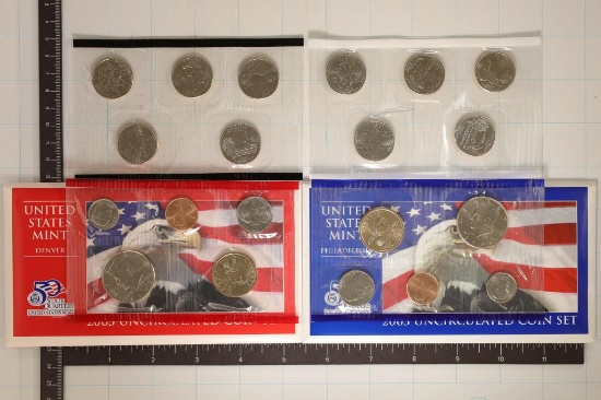 2003 US MINT SET (UNC) P/D (WITH ENVELOPE)