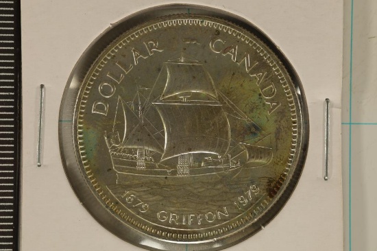 1979 CANADA SILVER GRIFFON DOLLAR .3750 OZ. ASW