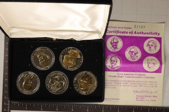 5-DOUBLE EAGLE GREAT AMERICAN PRESIDENTS