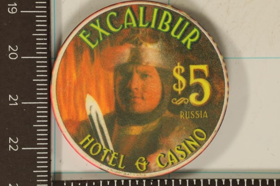 $5 EXCALIBUR CASINO CHIP TOURNAMENT OF KINGS
