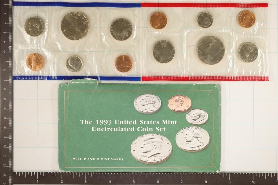 1993 US MINT SET (UNC) P/D (WITH ENVELOPE)