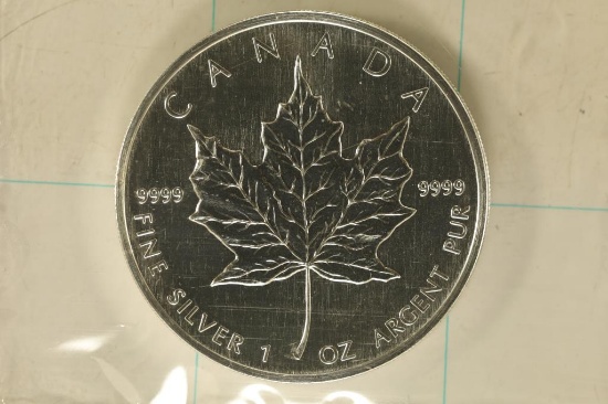 2004 CANADA $5 MAPLE LEAF .9999 FINE SILVER