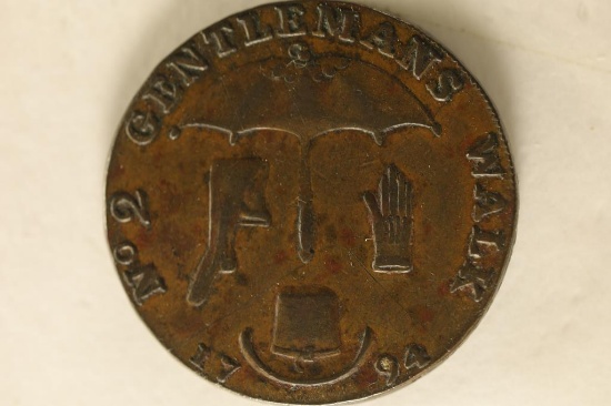 1794 CONDER TOKEN. THEY R MOSTLY 18TH CENTURY