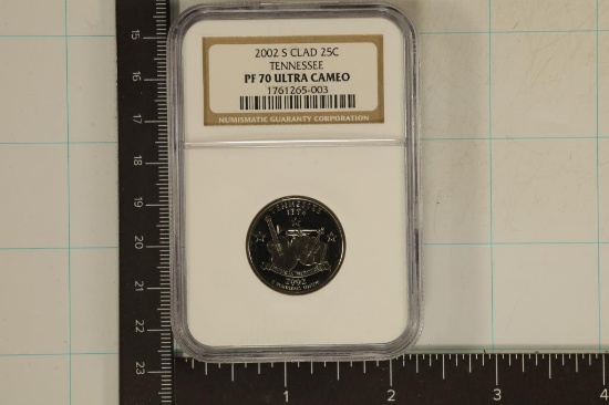 2002-S TENNESSEE QUARTER NGC PF70 ULTRA CAMEO