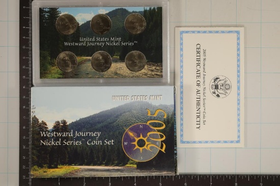 2005 WESTWARD JOURNEY NICKEL SET (UNC) WITH BOX