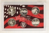 2007 SILVER US 50 STATE QUARTERS PROOF SET NO BOX