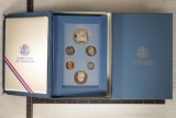 1987 US PRESTIGE PROOF SET WITH BOX AND
