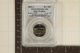 2005-S WEST VIRGINIA QUARTER PCGS PR70 DCAM