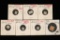 7-STERLING SILVER PROOF MINITURE STAMPS AND 1