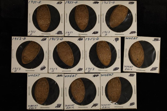 10-ELONGATED LINCOLN CENTS: THE LORDS PRAYER
